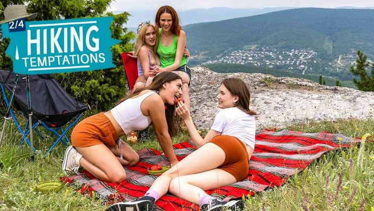  Lesbo Hiking Seduction 2/4 