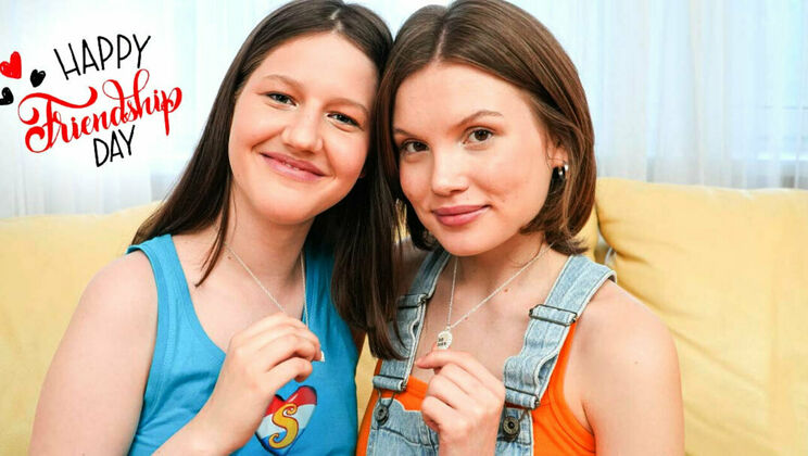 Brunette European Lesbians' Friendship Day