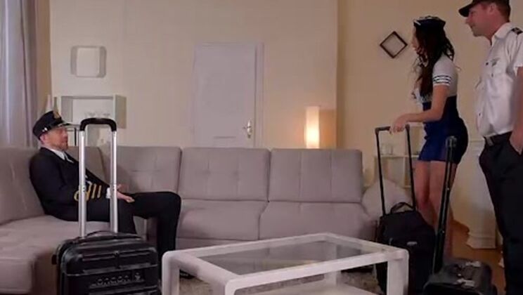 French Temptress Anissa Kate in Hardcore Threesome Action