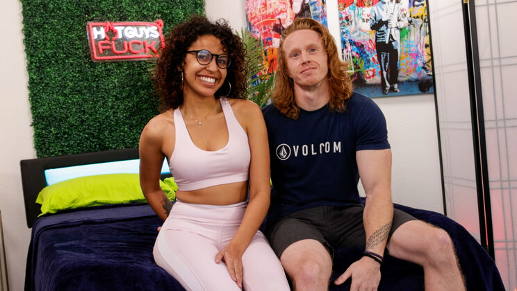 Hot Latina Alix Pena Takes on First Timer Hunk Ash Riley