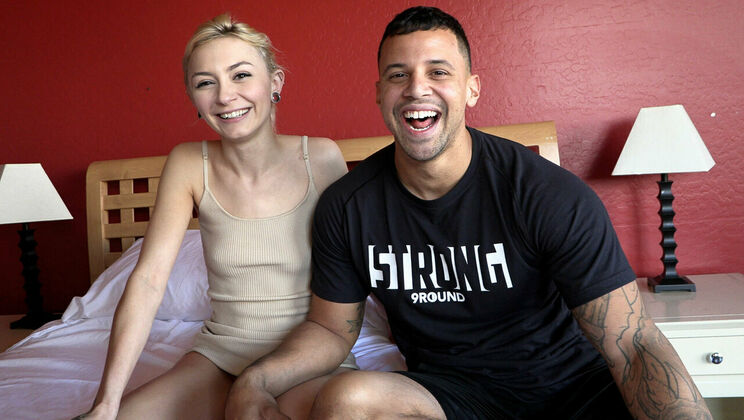 Blonde Bombshell Clara Fargo Gets Down with Mr. Latino Heat Tony Romero