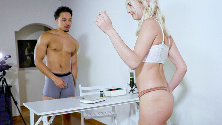Blonde Babe Clara Fargo Meets CK Washington