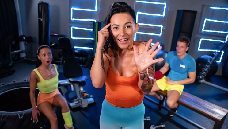 Fit Czech Babe Lexi Dona's Gym Threesome