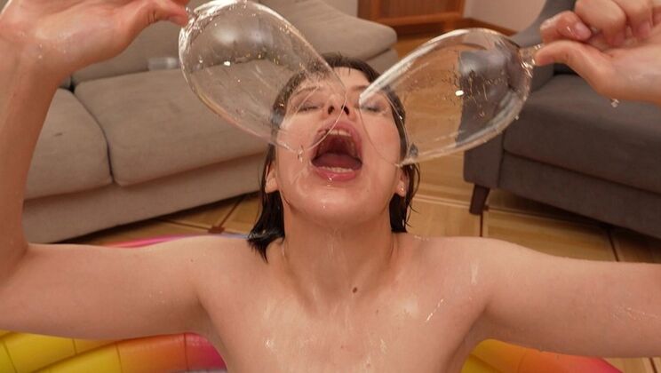Virgin Babe's First Gang Bang with DPP!