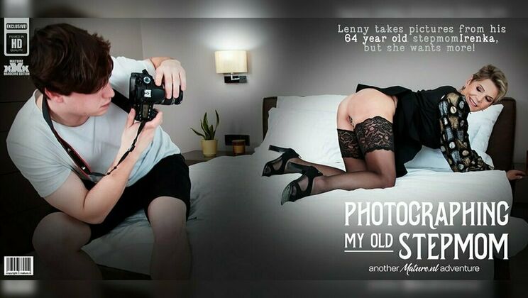 Sexy Stepmom Irenka Fucks Stepson Lenny During Naughty Photoshoot