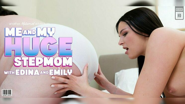 Toy Sharing Fun with Hot Teen Emily F. and Her Curvy Stepmom Edina