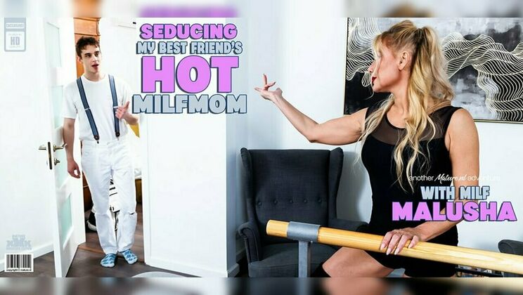 Malusha the Busty MILF gets Fucked by Son's Friend