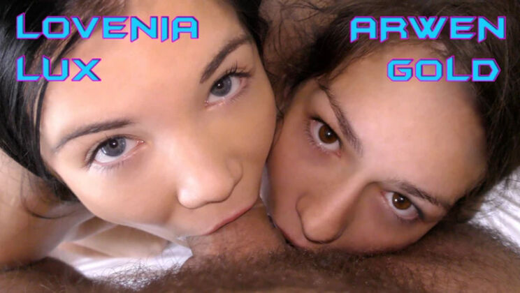 Lovenia Lux and Arwen Gold's Naughty Hotel Encounter