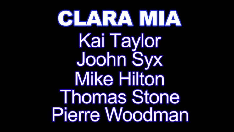 Clara Mia's Anal Gangbang Adventure