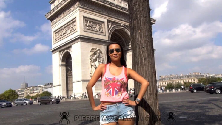 Sharon Lee Fucks Hard in Paris with 3 Lovers