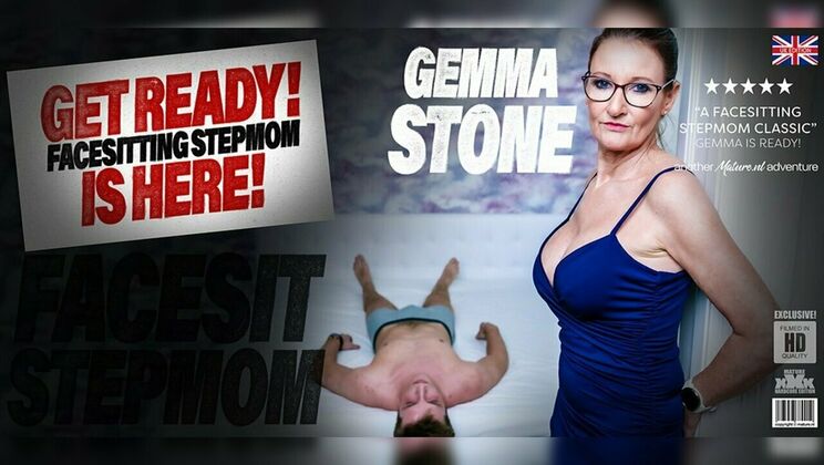 Sexy Stepmom Gemma Stone's Kinky Obsession with Her Stepson's Face