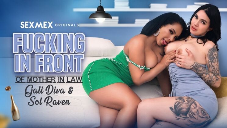 Stepmom Walks in on Galidiva and Sol Raven's Lesbian Fuckfest