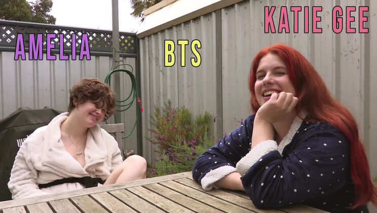 Katie Gee & Amelia P - Hairy Aussie Babes Exposed
