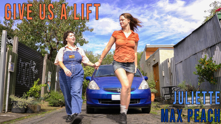 Lifting Skirts with Juliette & Max Peach