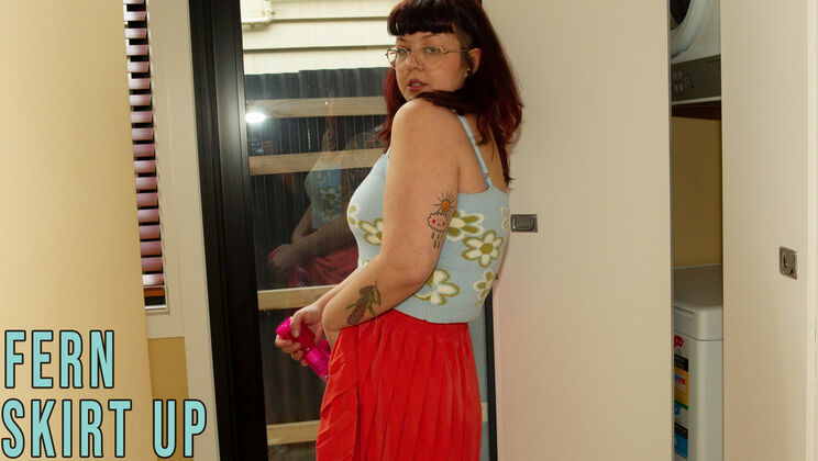 Fern's Skirt Goes Up