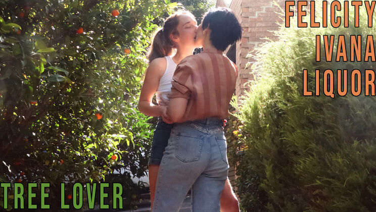 Felicity and Ivana Liquor's Tree Hugging Threesome