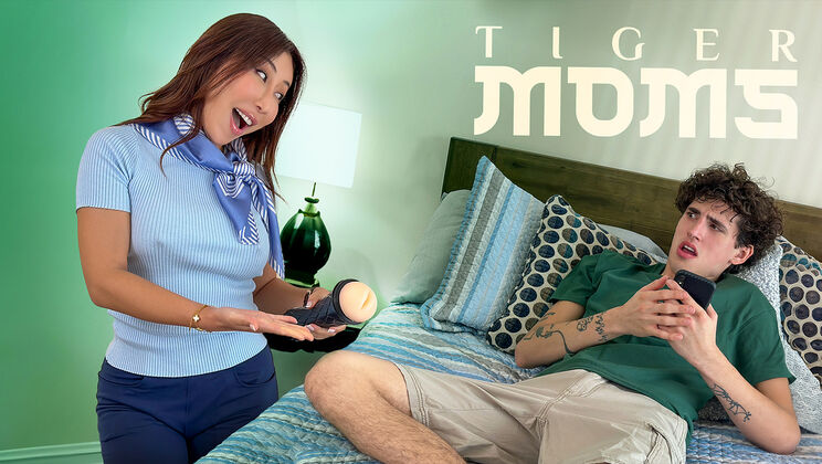 Asian MILF Teaches Younger Lover