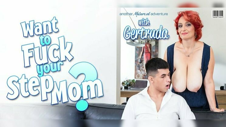 My Lucky Day Fucks Step-Mom Gertruda's Big Natural Boobs