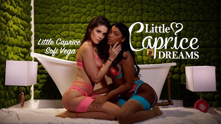 Lesbian Lingerie Lust: Sofi and LittleCaprice