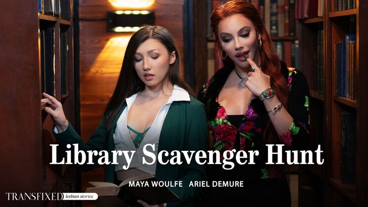 Shh... Don't cum in the Library!