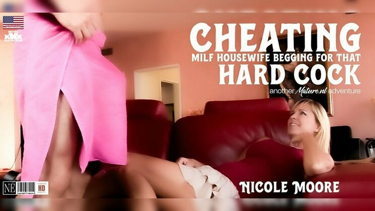 Nicole Moore Gets Naughty as a Cheating Blonde Housewife