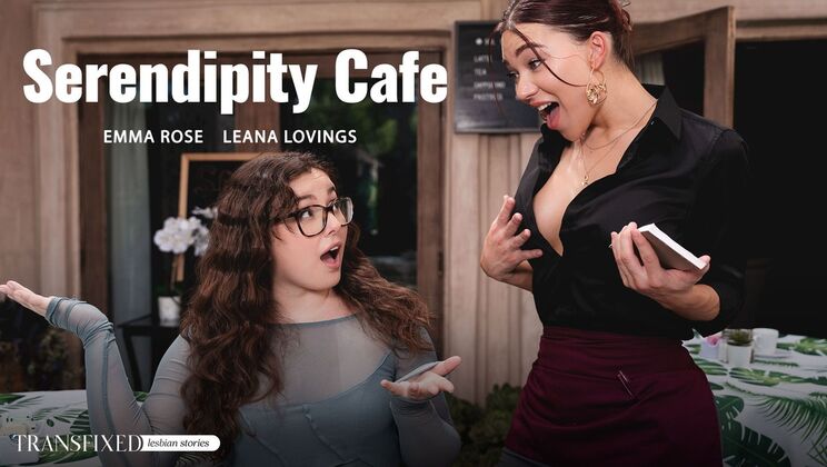Shaved Brunette Beauties at the Cafe