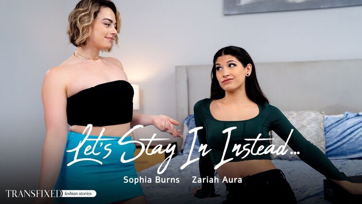 Big Cock Gagging Session with Sophia Burns and Zariah Aura