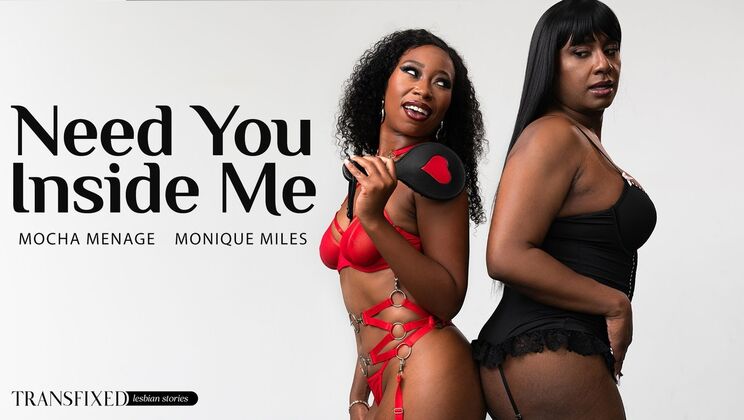 Ebony MILF Mocha Menage Takes It Deep with Monique Miles