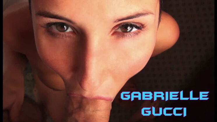 Brunette Gabrielle Gucci Pussy Licking and Gaping
