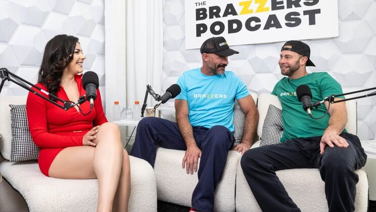 Brazzers Podcast Ep 10: Valentina Nappi & Charles Dera in Hot Threesome with Seth Gamble