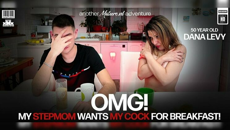 50-Year-Old Stepmom Dana Levy Wants Step Son's Cum for Breakfast