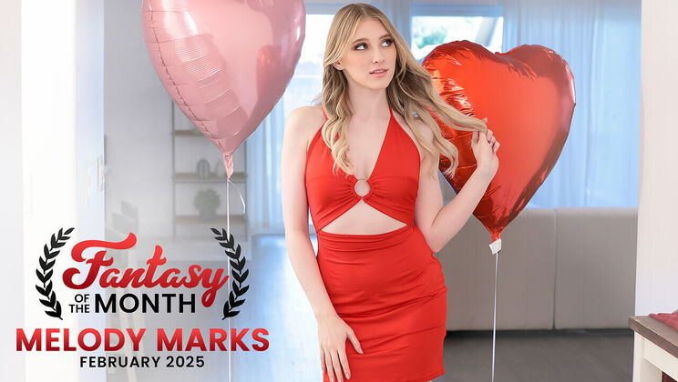 Melody Marks & Parker Ambrose: Passionate Blowjob & Rough Sex in Lingerie - February 2025 Fantasy