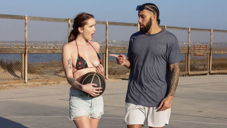 Basketball Honey Chloe Foxxe Fucks Hung Stud James Angel Outdoor