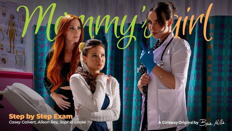 Step-By-Step Lesbian Exam with Casey Calvert, Sophia Locke, and Alison Rey