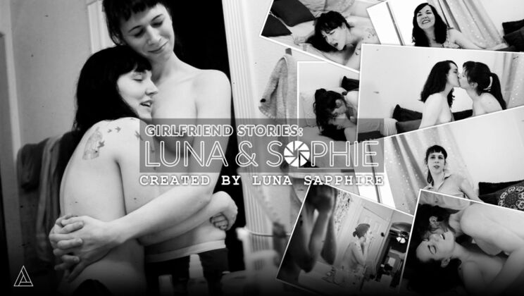 Luna Sapphire & Sophie Ladder: Brunette Babes Share Girlfriend Stories