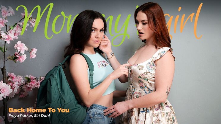 Freya Parker and Siri Dahl Stepmom Stepdaughter Lesbian Lingerie Fun