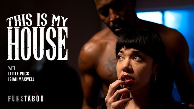 Big Tits MILF Isiah Maxwell Fucks Black Stud Little Puck in Her House