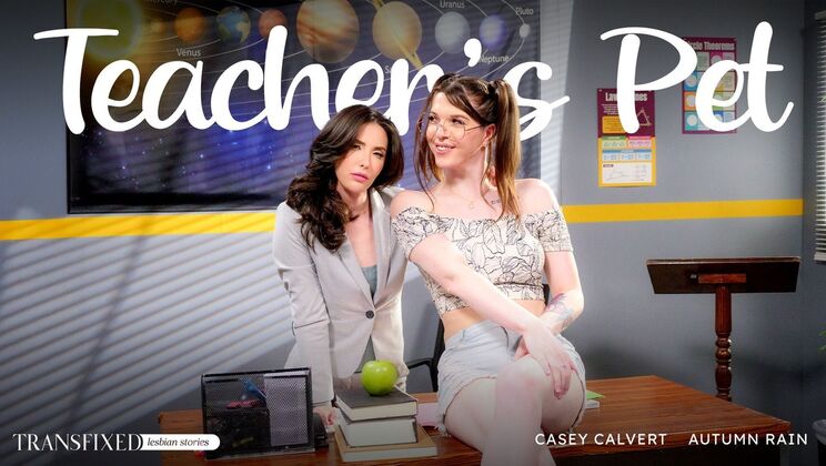 Casey Calvert as the Naughty Teacher's Pet with Autumn Rain