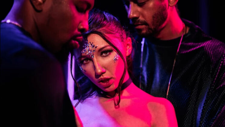 Threesome Explosion - Hairy Maya & Two Studs Go Wild
