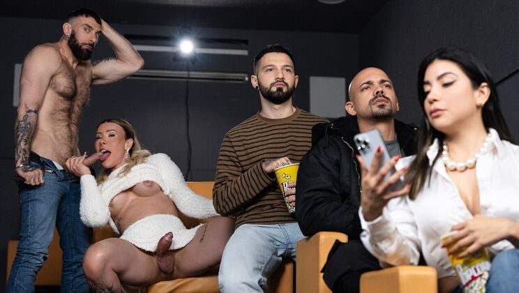 Latina Shemale in Anal Action