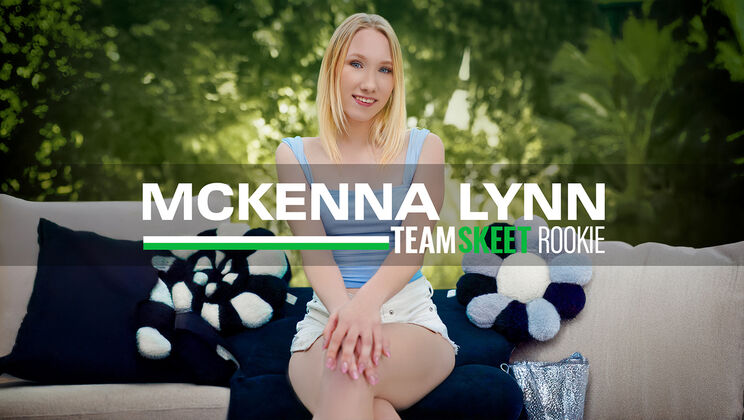 Blonde Teen McKenna Lynn Gets First Facial & Spanking