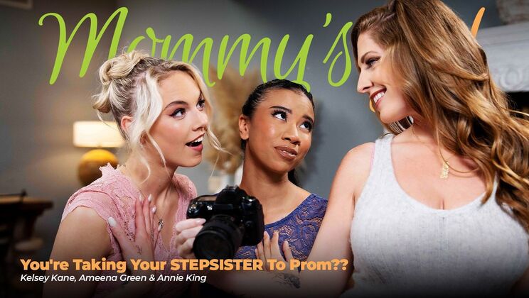 Ebony & Blonde Stepsisters Get Wild At Prom