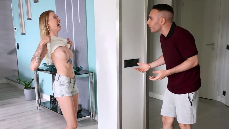 Scary Prank Turns Hot - Raul Costa Fucks Mimi Cica in Doggystyle