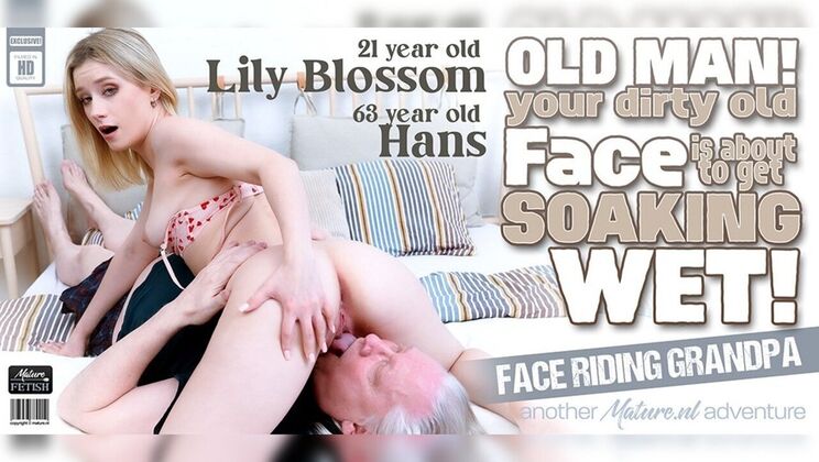 Hot Teen No Panties Grinds on 60-Plus Man’s Face