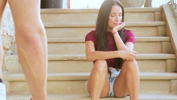 Anissa Kate Busty French Brunette Fucks DJ After Breakup