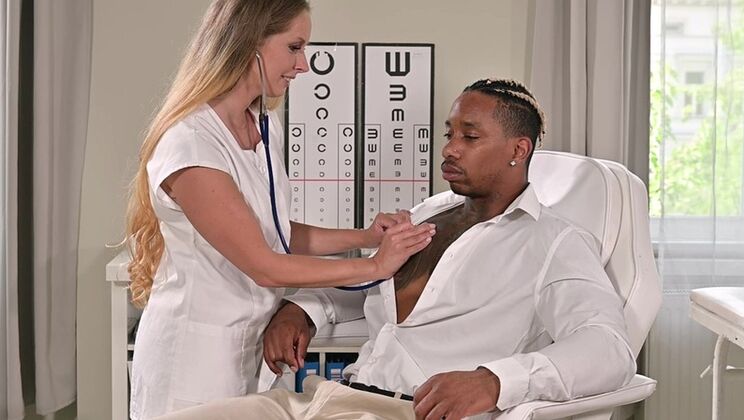 Naughty Nurse Kinuski’s Double Penetration DP and BBC Pounding at Doctor’s Office