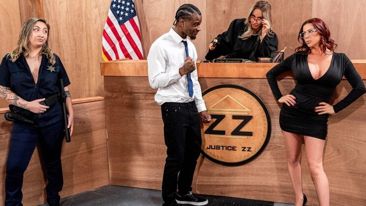 Anal Courtroom Fuck with Alexis Fawx & Damion Dayski