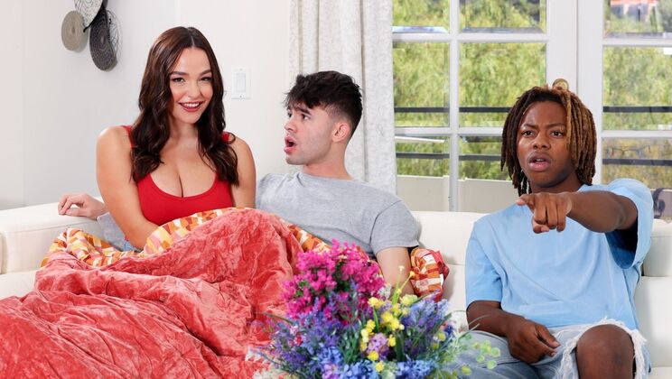 Rissa May Under Blanket Handjob and Titty Fuck with Enzo East