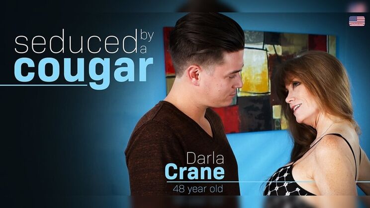 American Cougar Darla Crane Fucks Young Man Wild!