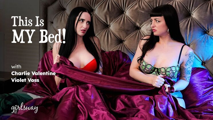 Violet Voss & Charlie Valentine Lesbian 69 Face Sitting Tribbing